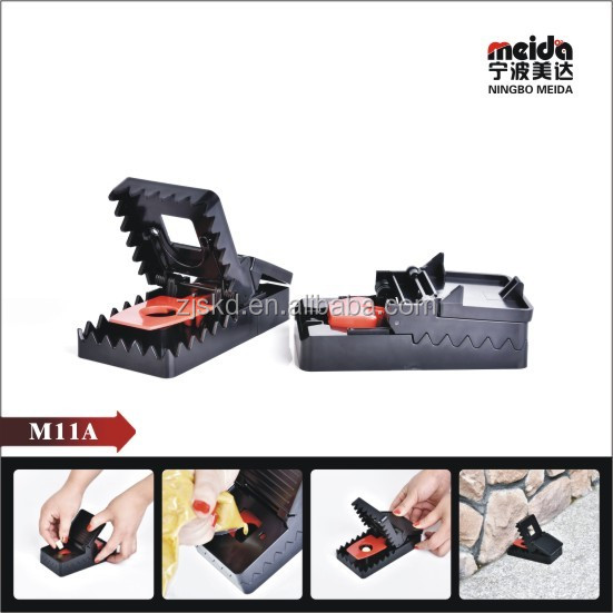 14*7.5*5 CM Pesticide professionnel capteur de souris de rongeur réutilisable avec plaque d'appât 2