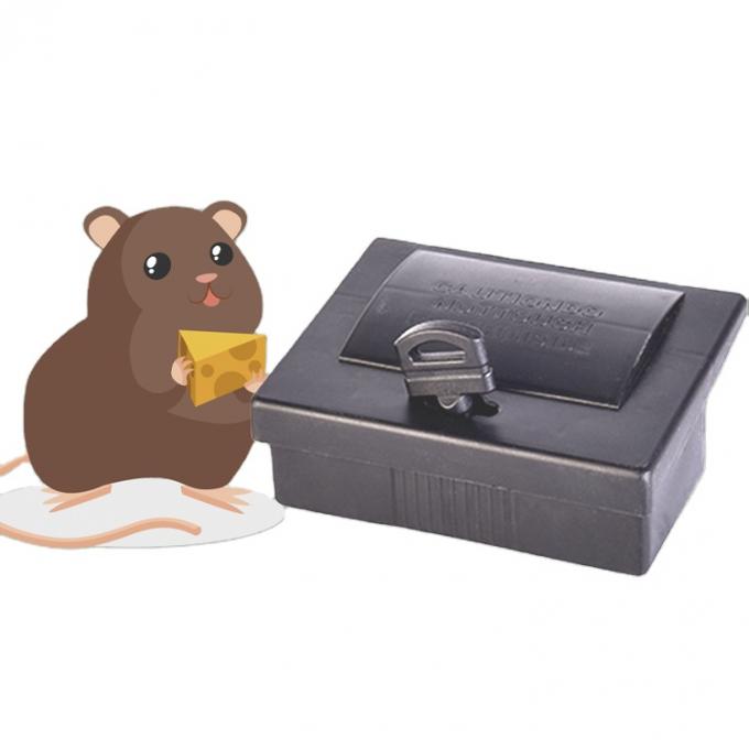 Station d'appât pour souris de la boîte noire PP, solution sûre et efficace pour l'éradication des rongeurs en 20 jours 0