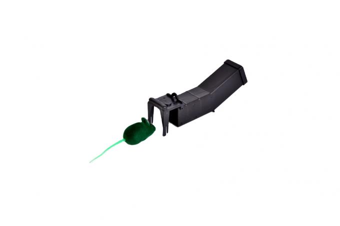 0.5 kg de tunnel en plastique humain gentil rat rat piège de souris attrapeur pas de tuer contrôle des rongeurs 17 * 4 * 4.1cm 2