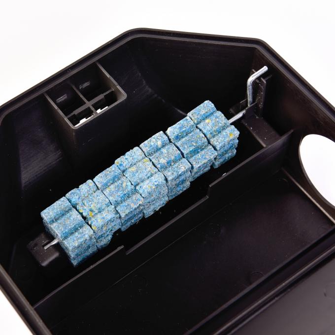 Boîte en plastique multifonctionnelle verrouillable souris de rat Souris piège appât Station avec place pour le ressort piège et appât 262g 2