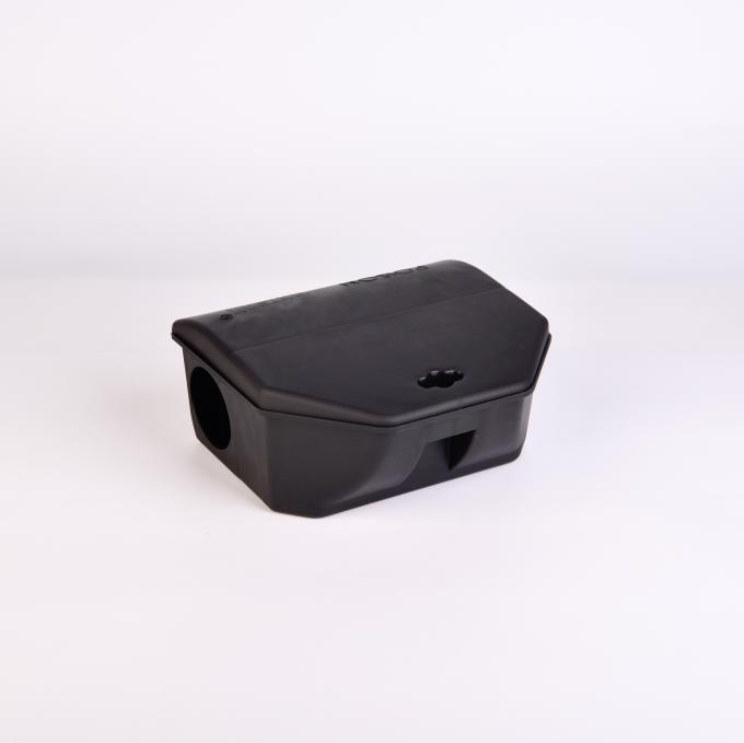 Boîte en plastique multifonctionnelle verrouillable souris de rat Souris piège appât Station avec place pour le ressort piège et appât 262g 4