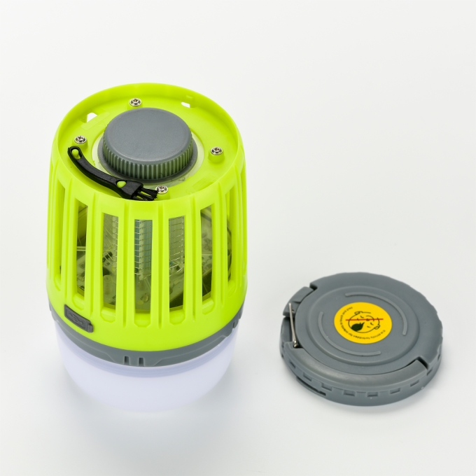267g IPX4 étanche au camping Lumière de nuit UV Bug Zapper Lampe à moustiques rechargeable 5