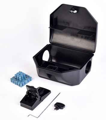 Un bon prix. Boîte en plastique multifonctionnelle verrouillable souris de rat Souris piège appât Station avec place pour le ressort piège et appât 262g en ligne